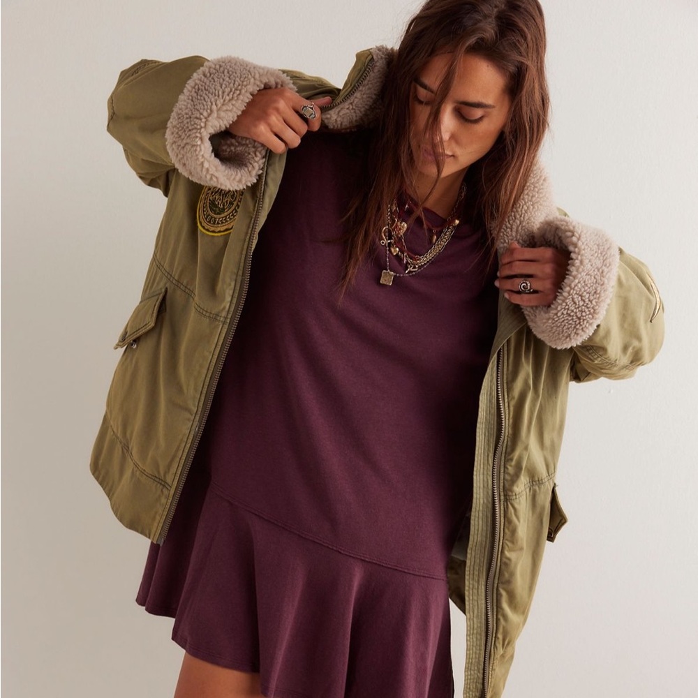 We The Free Paris Tunic Size M NWT in color Vineyard Grape $78 MSRP SOLD OUT!